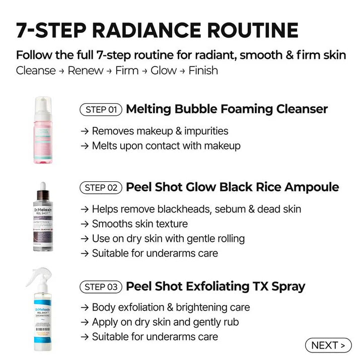 Dr. Melaxin 7-Step Radiance Routine Set